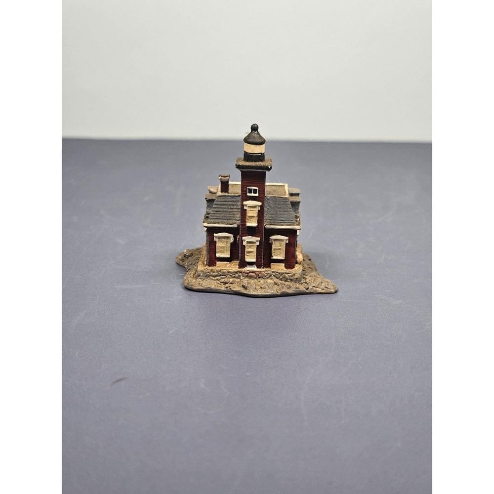 Lenox Miniature Lighthouse Thimble Figurine Rose Island Lighthouse Rhode Island